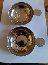 Lot De 2 Tastevin Publicitaire Chavy Bourgognes Pulligny Montrachet