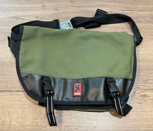 Chrome olive black messenger - olive,