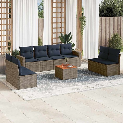 Salon jardin avec coussins - avec,