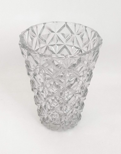 Grand vase verre pressé - grand,