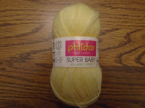 Phildar super baby yellow - super,