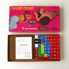 Ancien jeu de Société - Chassé Croisé - Capiepa - 2 jeux éducatifs -Vintage 1974