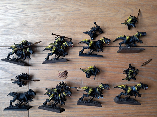 Lizardmen cold one riders - one,