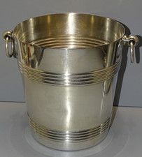 -CHRISTOFLE GALLIA SEAU à CHAMPAGNE MODELE BIARRITZ COLLECTION DECO FETES   D