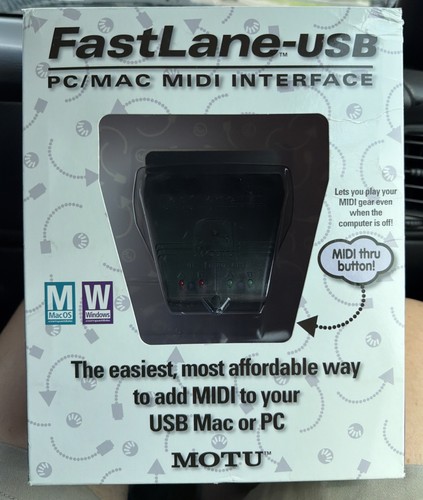 Motu fastlane usb mac midi - fastlane-usb,