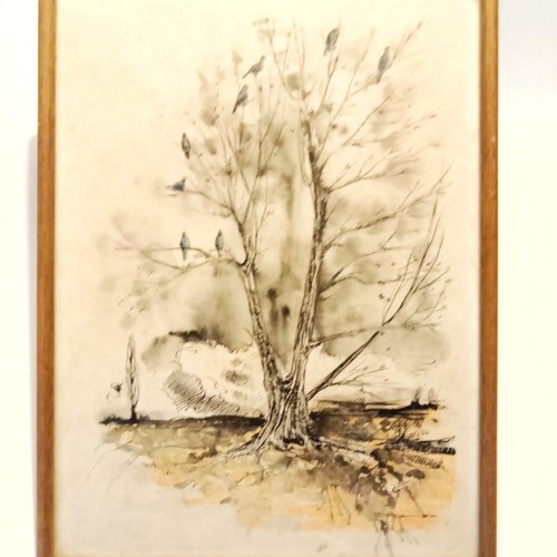 Arbre aux oiseaux paysage - aux,