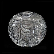 Ancien Réservoir de Lampe Berger en Cristal Moulé vers 1950