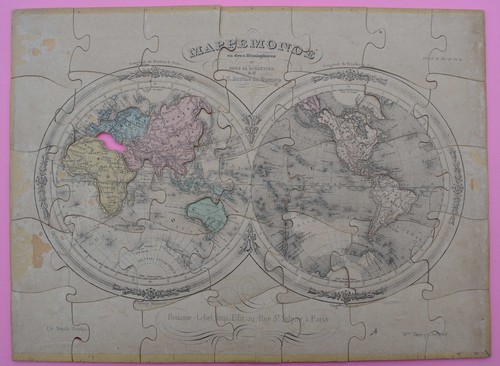 Puzzle bois 1850 - bois, barbie