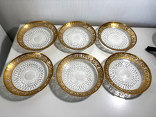 Superbe assiette modèle Thistle signé St Louis plusieurs disponible 13 cm