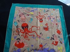 DUBOUT - FOULARD - LA PÊCHE