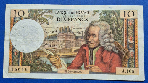 France francs voltaire - -,