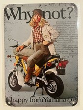 Chappy Yamaha Plaque Décoration  Vintage 