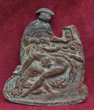 MAGNIFIQUE rare plaque en