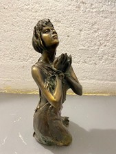  MAGNIFIQUE STATUE FEMME NUE  EN BRONZE SIGNÉE PAOR H 35 cm N°2