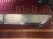 couteau ancien J MARTTIINI FINLAND rare puukko antique knife coletllo messer