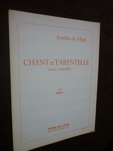 Partitions guitare filippi - partitions, guitare-