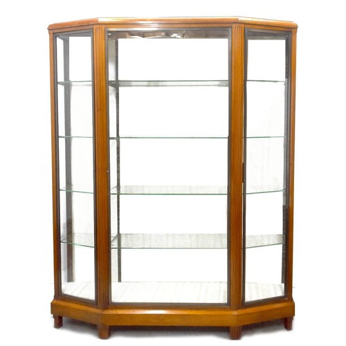 Vitrine acajou bronze - en, et