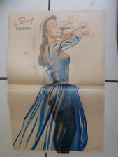 POSTER  CENTRAL  DU   Magazine  STARS et VEDETTES  avec PIN-UP de carol 2