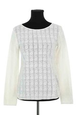 Pull en coton blanc Leon & Harper XS