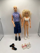 Lot 2 poupées Flavas Mattel