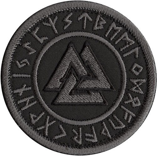 Valknut viking norse acu patch - norse,