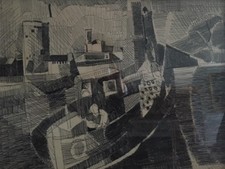 Adrien Seguin (1926-2005) -Encre de chine sur papier . P329
