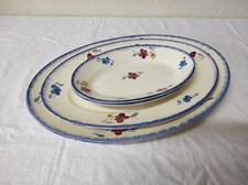 4 Anciens Plats ovales en