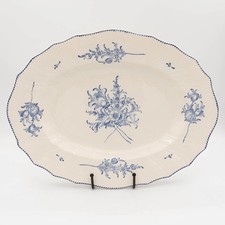 Ancien plat service bleu - de,