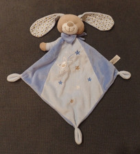 B1G / doudou lapin plat bleu