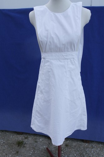 Tablier coton blanc - coton,