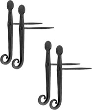 Black Shutter Dogs 7" Rat Tail