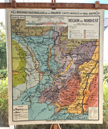Ancien carte scolaire - carte,
