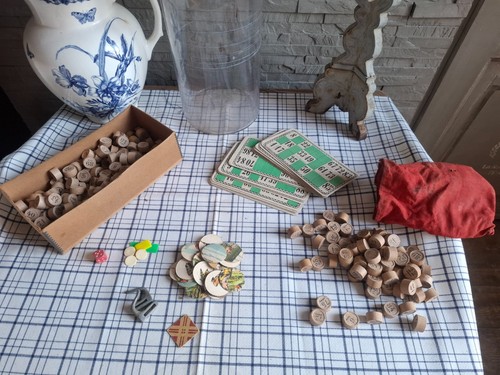 Ancien jeu loto - jeu, de