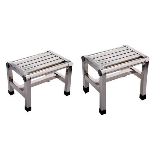 Tabouret douche métal - de, en