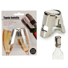 Bouchon de Bouteille Champagne Vin en Acier Inoxydable Universel