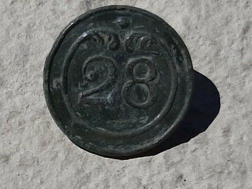 Bouton militaire ancien 1er - bouton,