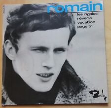 EP Romain : Les cigales +3 196? VG+/EX pressage France victor hugo norge