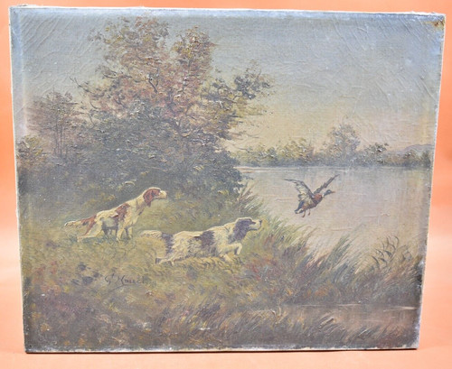 Peinture huile sur toile - peinture, l'huile