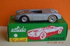 SOLIDO MADE IN FRANCE PORSCHE TYPE 550 / 1500 RS SPYDER 1960 COLLECTOR  #.1/43.