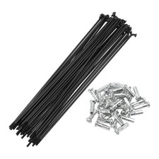 Rayons De Vélo Universels Pour Roue Vélo 14G 173Mm En Acier Carbone 1 Ensemble