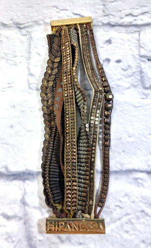 Vtg hipanema bahi boho beaded - bahi,