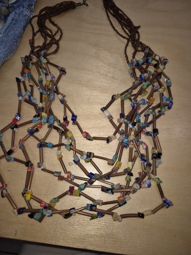Collier rangs perles de - collier,