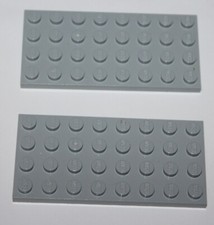 2 x Lego MdStone plate 4x8 ref