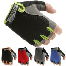 Gants de Cyclisme Demi Doigts pour Homme Femme, Anti-Dérapage Gants de Vélo VTT