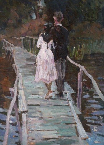 Beau tableau xxe - -, jeune