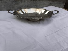 Plat corbeille métal argenté