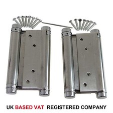 54611050 12.7cm 1 Paire Acier Inoxydable À Ressort Charnières Double Action