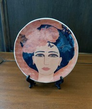 Coupelle décorative VETROFUSO "Eleni" – Série Donne Fiorite – design italien