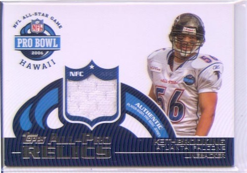 Keith brooking jersey patch - brooking,