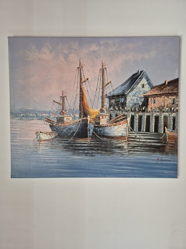 Tableau huile sur toile - huile,